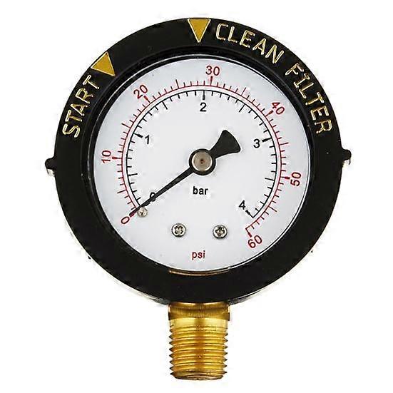 Portable 0-60 Psi Pool Filter Gauge Used IP67 Waterproof Widely Pressure Swimming Water Pump
