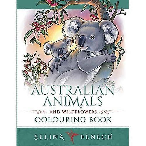 Australian Animals and Wildflowers Colouring Book