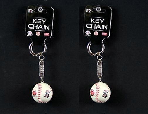 Cincinnati Reds MLB Baseball Schlüsselanhänger 2er Pack