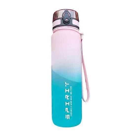 Water Bottle BPA Free Leak-proof Gradient Color Sport Cup for School Drinking Cup Travel Drinking Mug