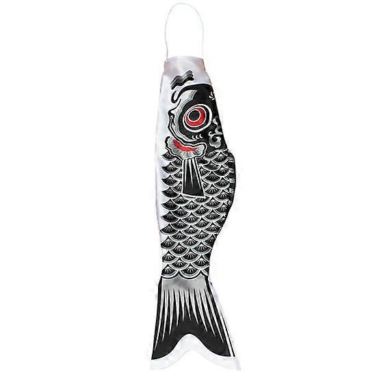 Fish Flag Attractive UV-resistant Portable Carp Windsock Streamer Children's Day Carp Banner Fish Flag Garden Accessory