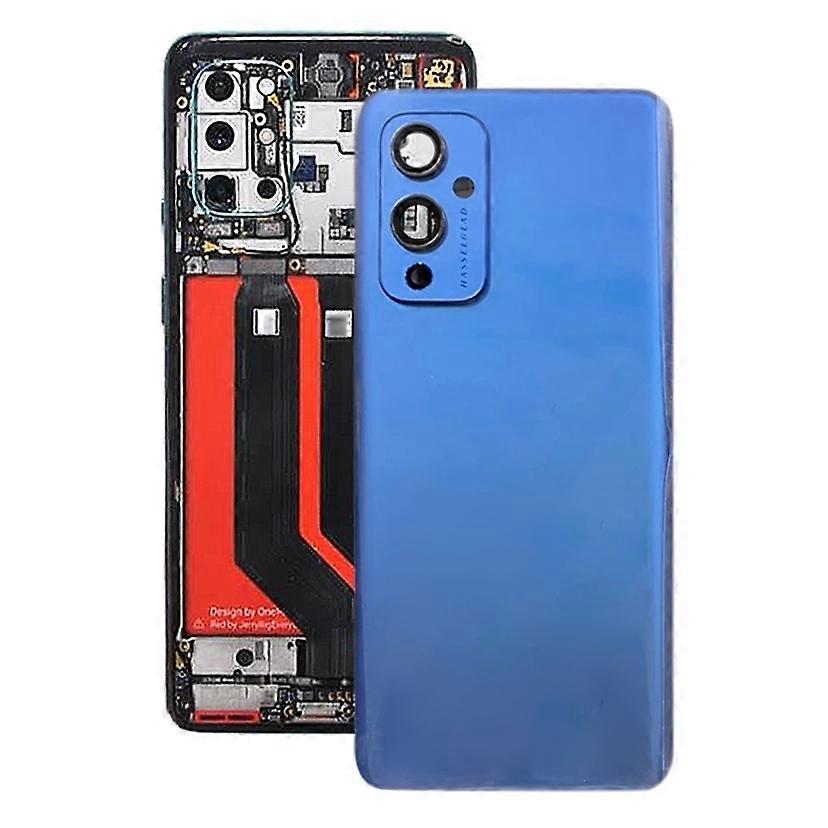 For OnePlus 9 COMPATIBLE Battery Back Cover (Blue)
