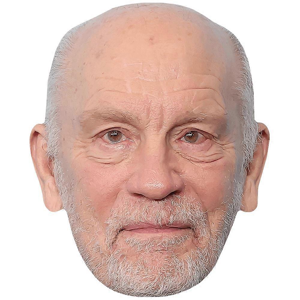 John Malkovich (Stubble) Celebrity Mask, Flat Card Face