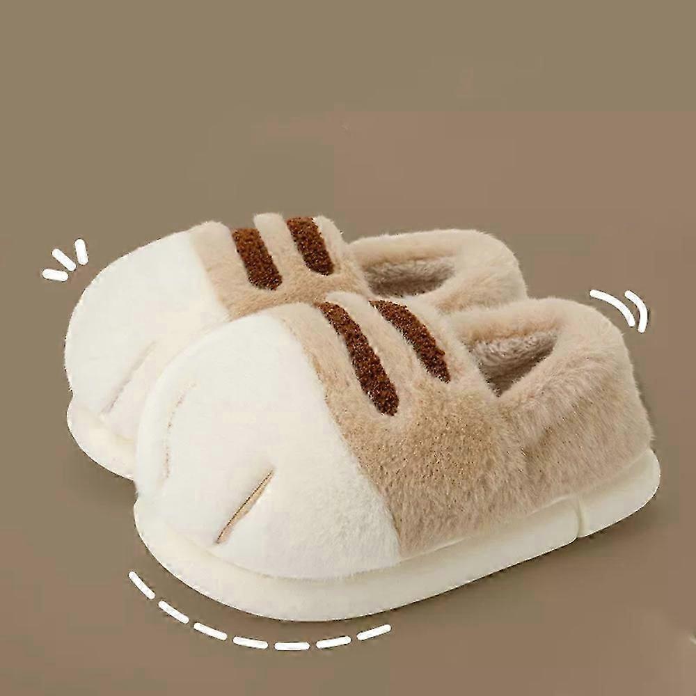 Cat Paw Slippers,3D Cat Paw Cartoon Slipper for Women