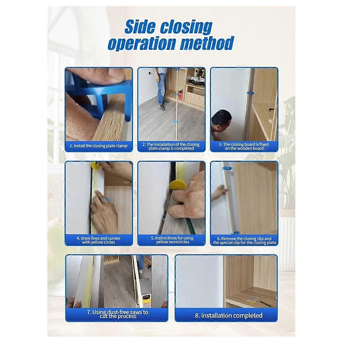 Wardrobe Closing Board Clip Woodworking 16-18Mm Carpentry Closing Fixed Clamp Tool Marking Fixture