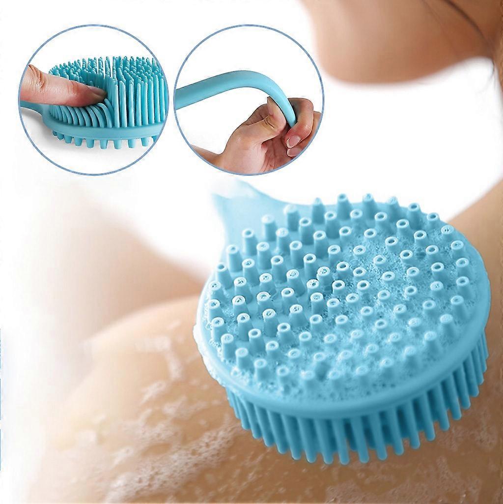 Bath Brush with Long Handle, Soft Body Brush Back, Shower Wet
