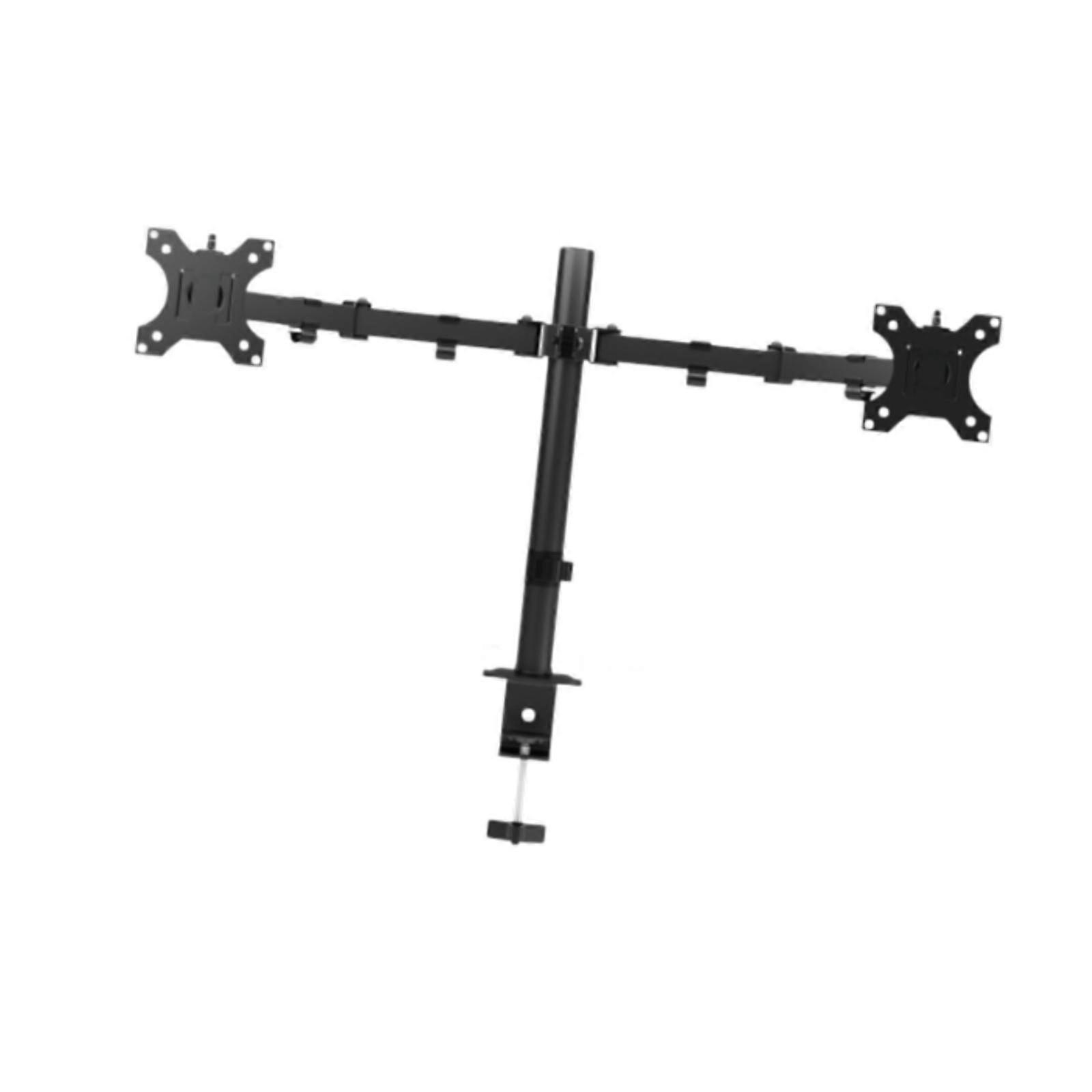 Monitor Arm with Tilt Swivel Rotation Rotating Clamp Base Monitor Desk Mount for 2 monitors