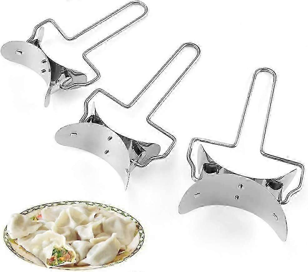 3 Pack Plastic //dumpling  Wrapper  Press Mold Dough Cutter Pie  Dumpling Mould - Pastry Gift