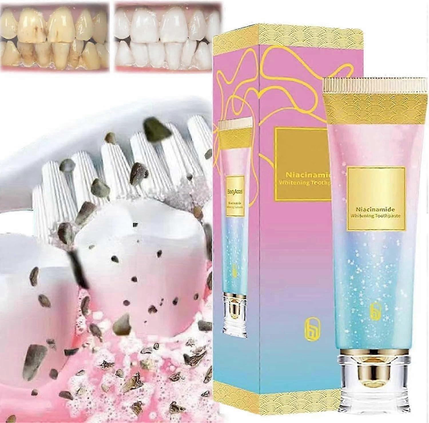 high quality Niacinamide Whitening Toothpaste, Nicotinamide Toothpaste, Fresh Breath Toothpaste, Complete Care Toothpaste, Remove Tooth Stains Tripel