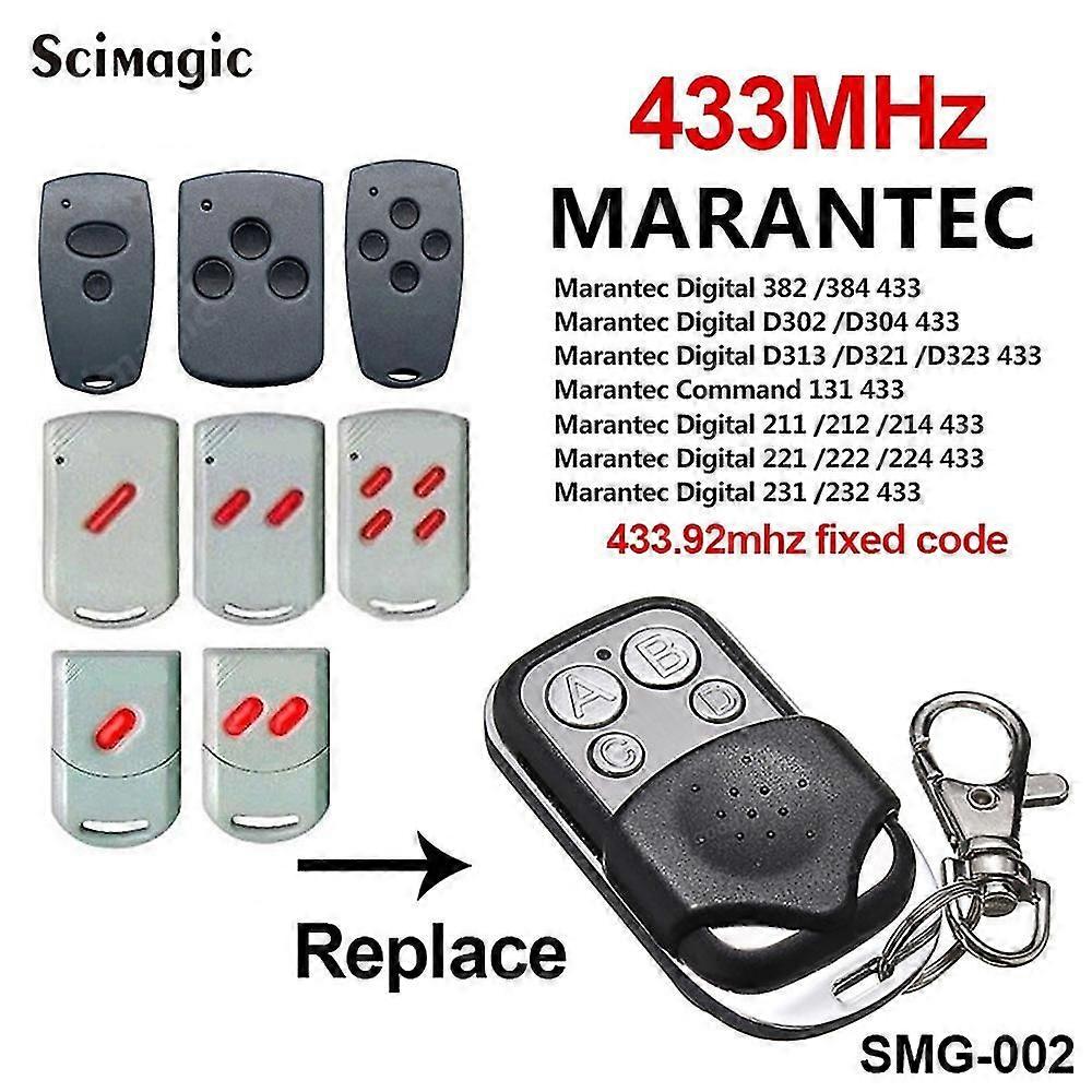 Clone Garage Door Remote Marantec 868 MHz / 433MHz compatible Digital D302 D304 D313 433 D323 D382 D384 131