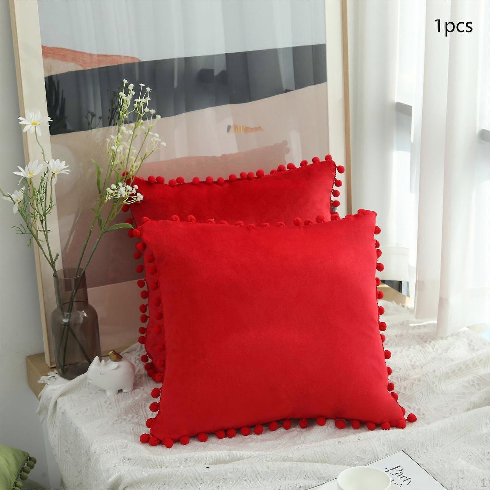 Pillow Cover Velvet Cushion Case 45cmx45cm for Sofa Car Chair