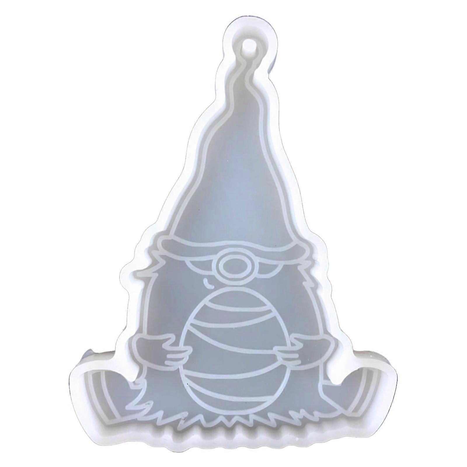 Shiny Glossy Silicone Resin Molds Easter Dwarf Keychain Mold DIY Keychain Pendant Jewelry Epoxy Resin Crafting Molds