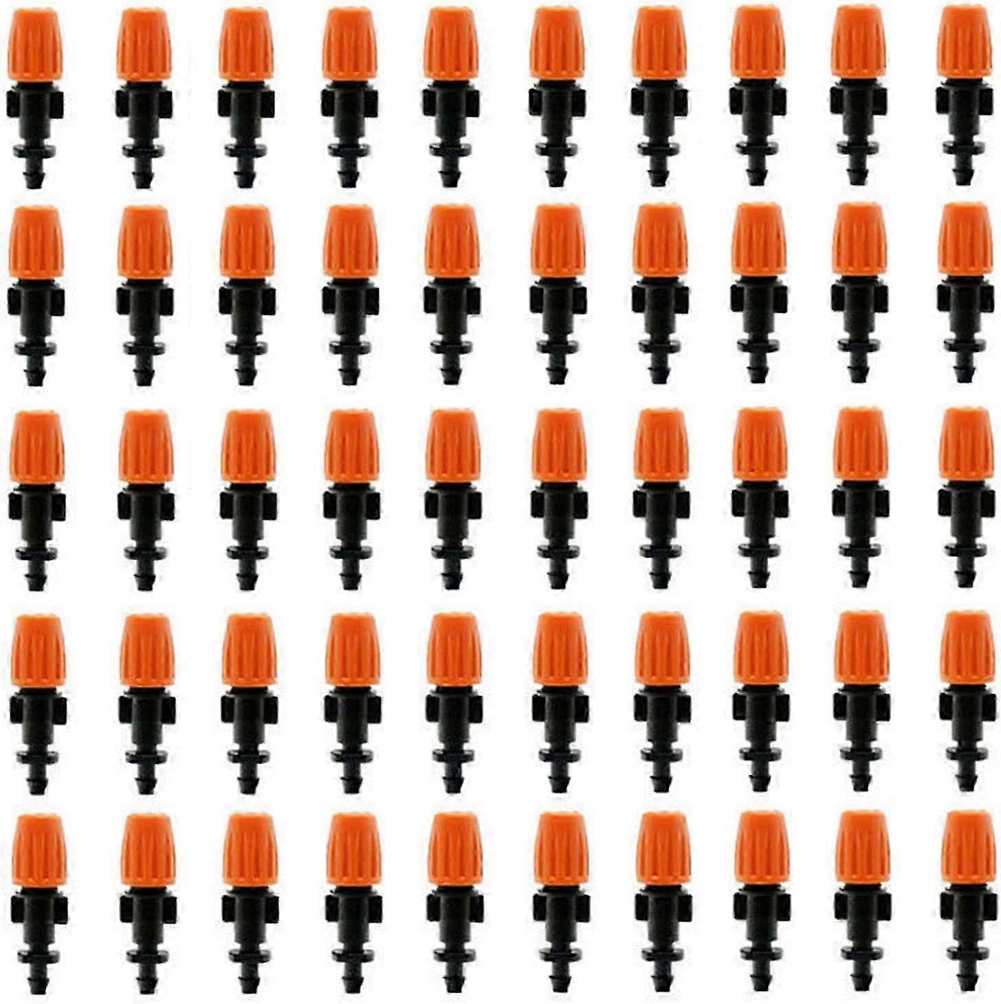 50Pcs Garden Irrigation Micro Flow Dripper, Adjustable Micro Drip Head Watering System