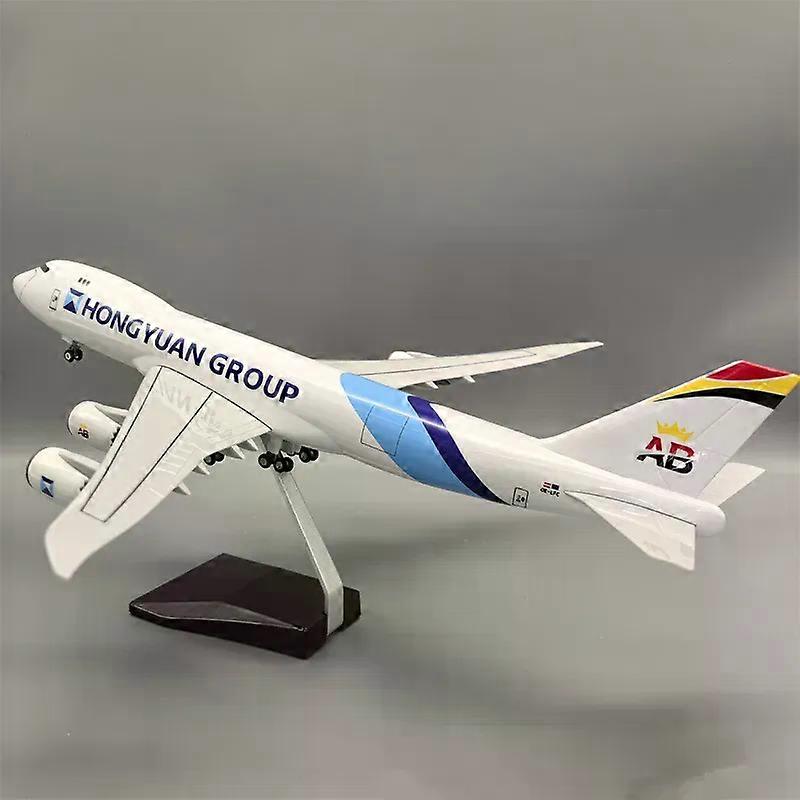 1/160 Scale Europe Belgian Cargo 747-8F Airplane Freight Transport Diecast Resin Plane Model Toys Collection Display Gifts Fan