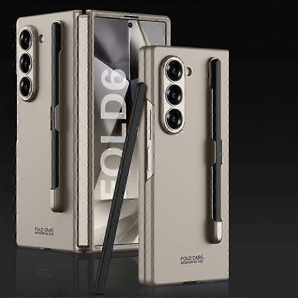 For Samsung Galaxy Z Fold 6 Phone Case (with S Pen Fold Edtion Holder), Ultra-thin Hard Pc Shockproof Protective Case For Galaxy Z Fold 6 5g