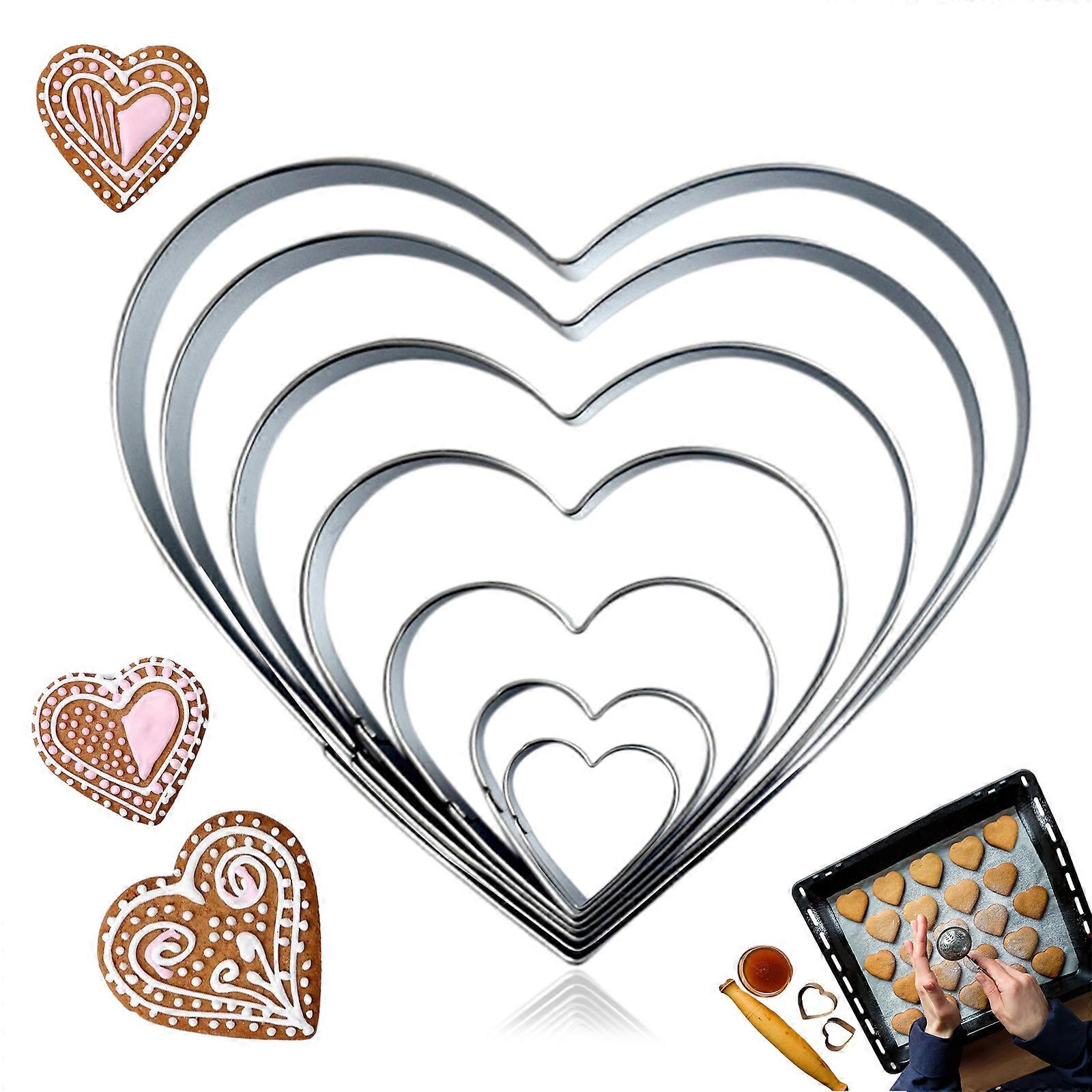 Baking, Tool, Set, Rust Proof, Heart, Cookie Cutter, Valentine's Day