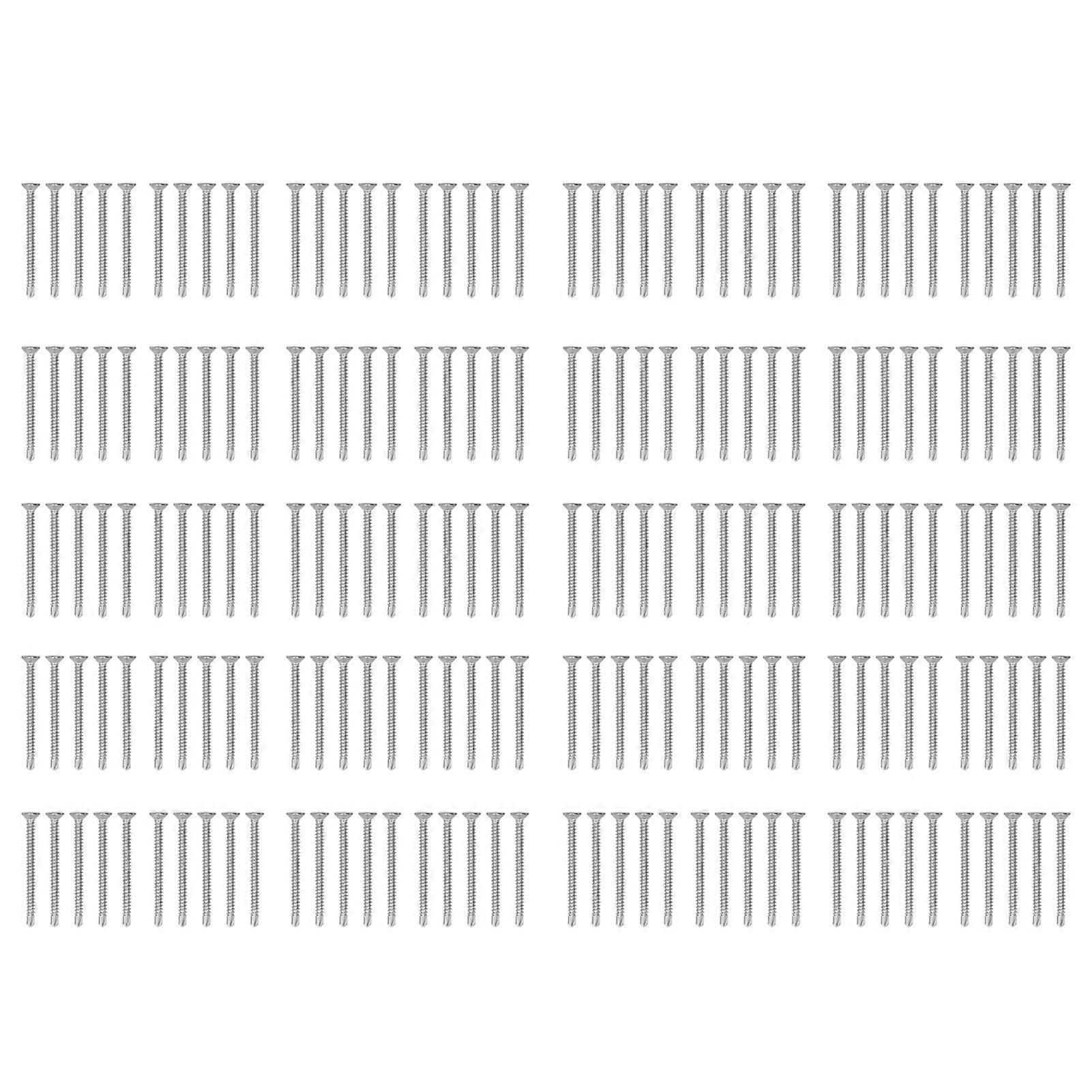 200ks samorezná skrutka krížová zápustná hlava 410 nehrdzavejúca oceľ 50 mm nominálna dĺžka