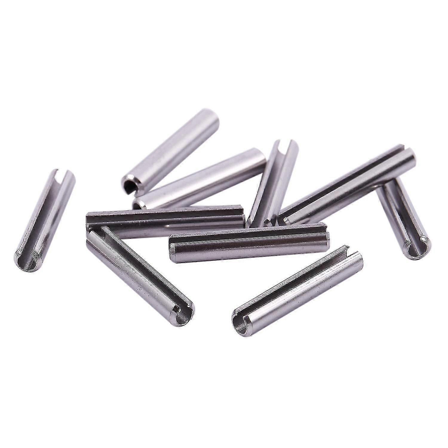 M4x25mm 304 Rustfritt Stål Split Spring Roll Dowel Pinner 10pcs