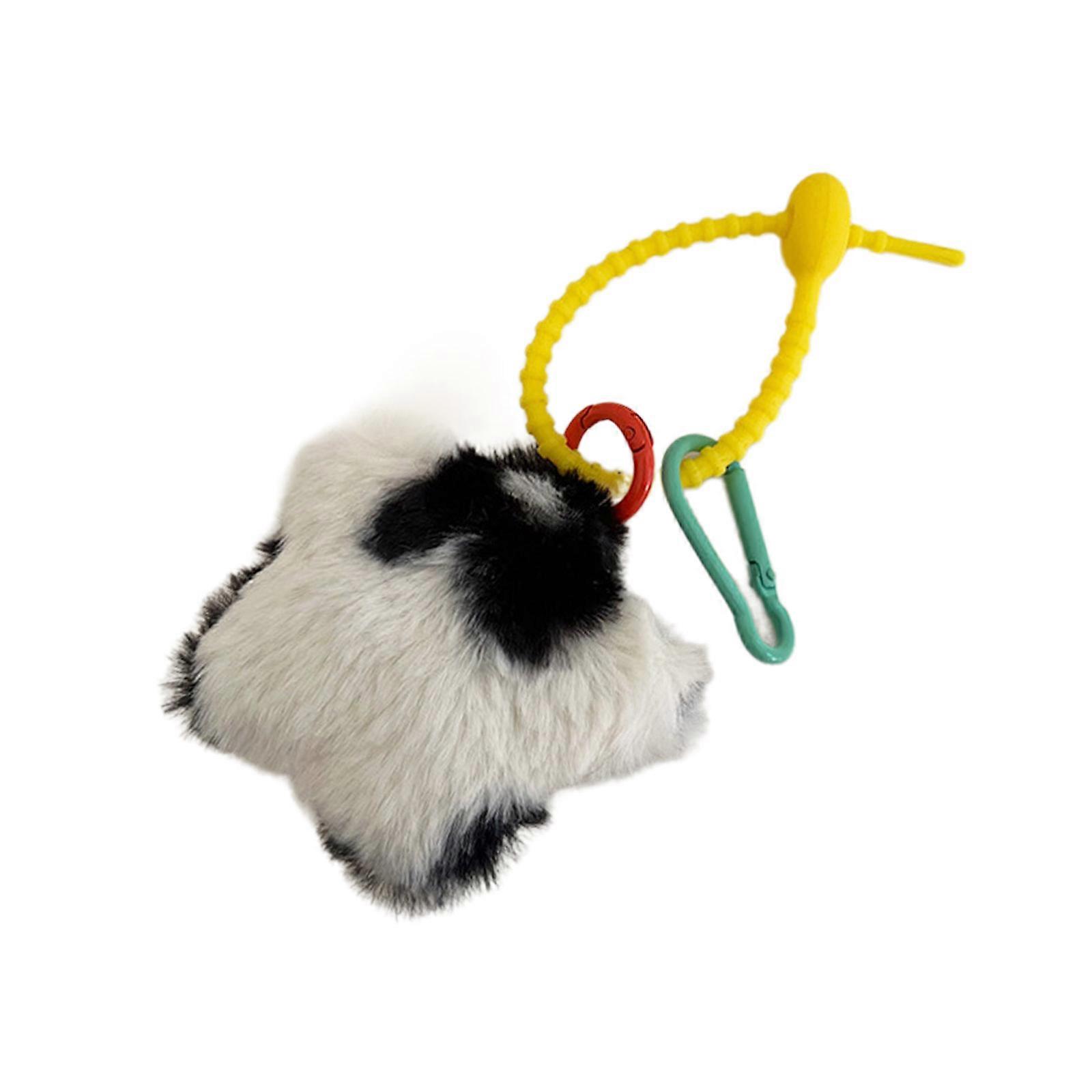 Whimsical Multicolor Handbag Accessories Adorable Star Bag Pendant Keychain Various Color Key Rings Charm for Phone Keys