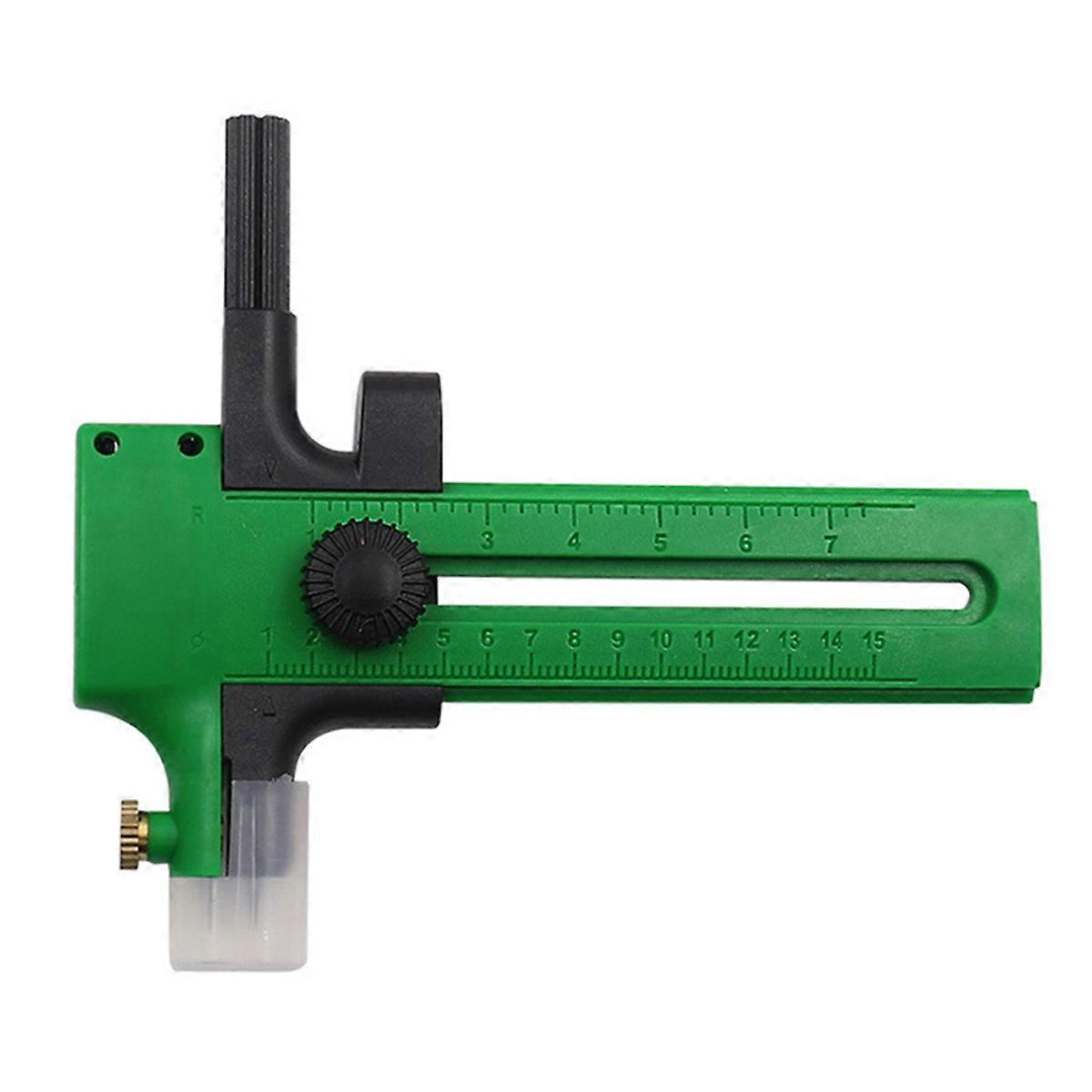 Red Adjustable Circular Cutting Tool for Making Fabric Crafts