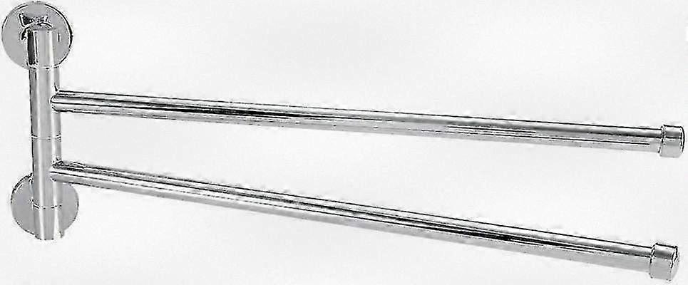 Stainless Steel Rotating Wall Mounted Towel Holder Space Saving Shelf