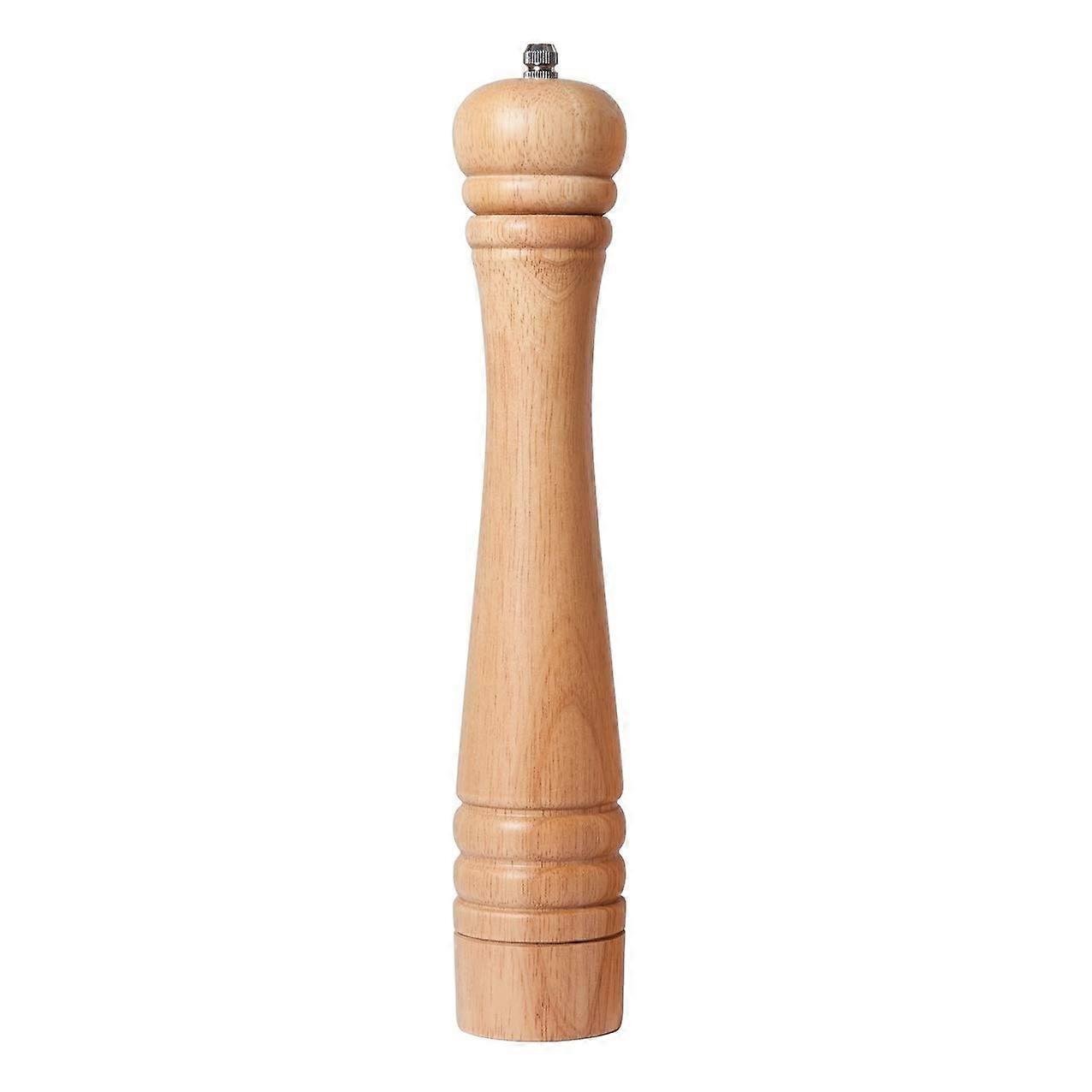 Adjustable Ceramic Grinder Pepper Mill With Rubber Wood Design 30 Cm 12 Inch