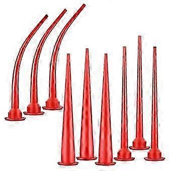 Caulking Nozzle Plastic Caulk Nozzle Applicator Caulking Extension Tool Curved Caulking Nozzle Long