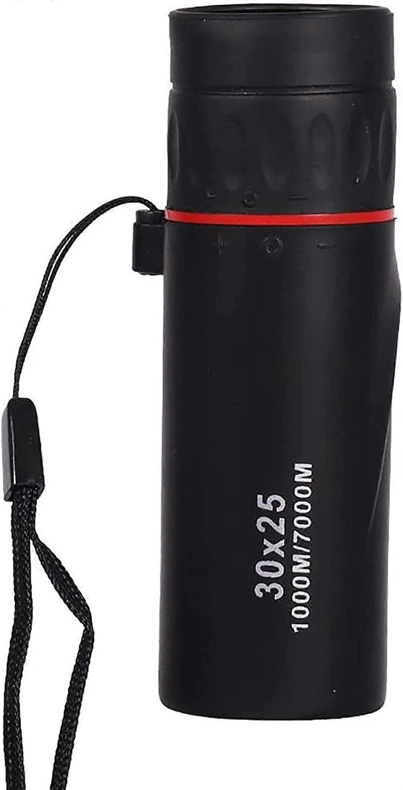 7X/28mm HD Outdoor Monocular Telescope, Fully Coated with Wrist Strap Supporting Single Hand Operation Focus