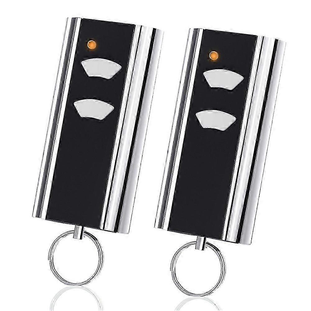 Lot de 2 Télécommande de remplacement de porte de garage pour RCU 433-2K, 433.92 MHz ouvre-garage portable T