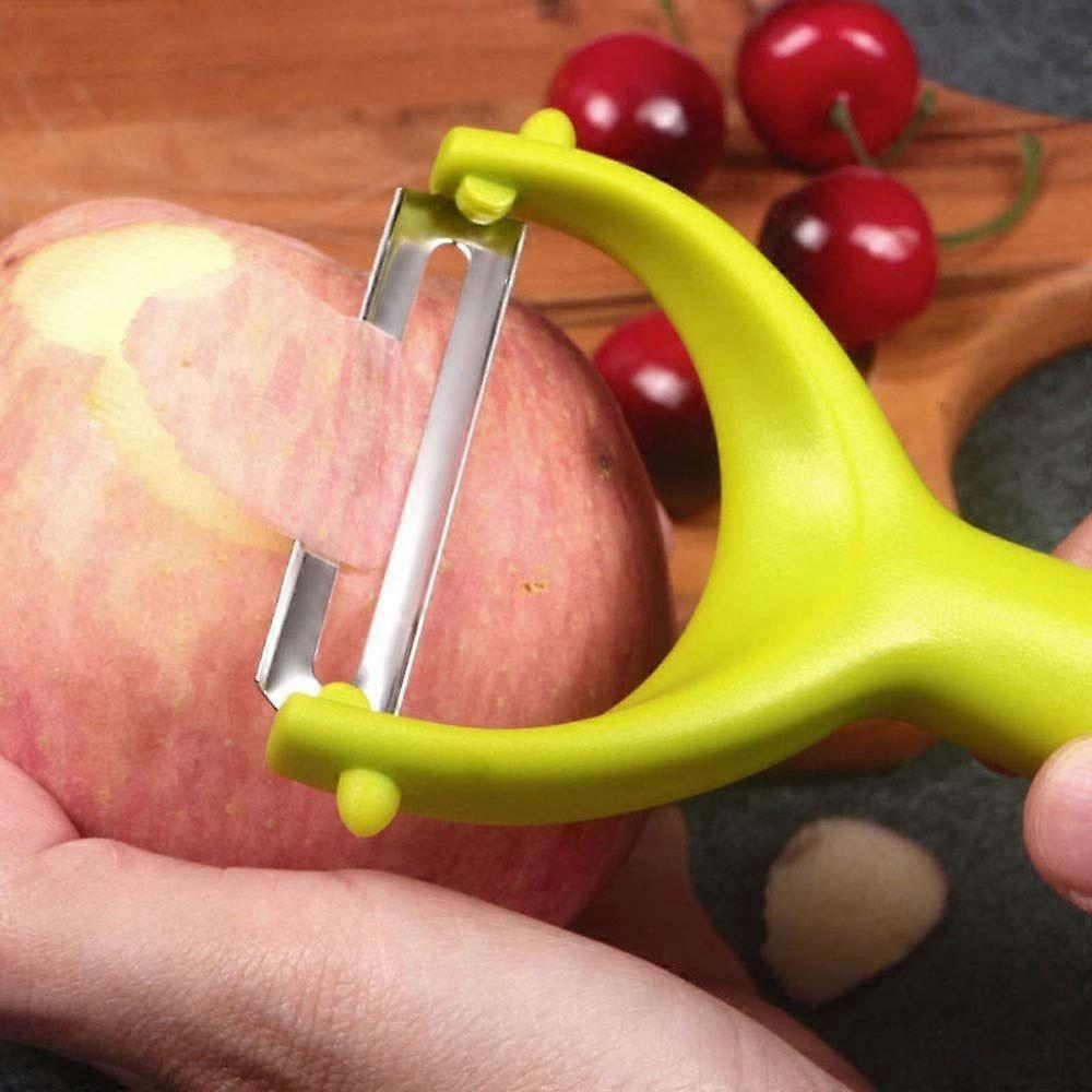 Household sharp stainless steel peeler (Green)