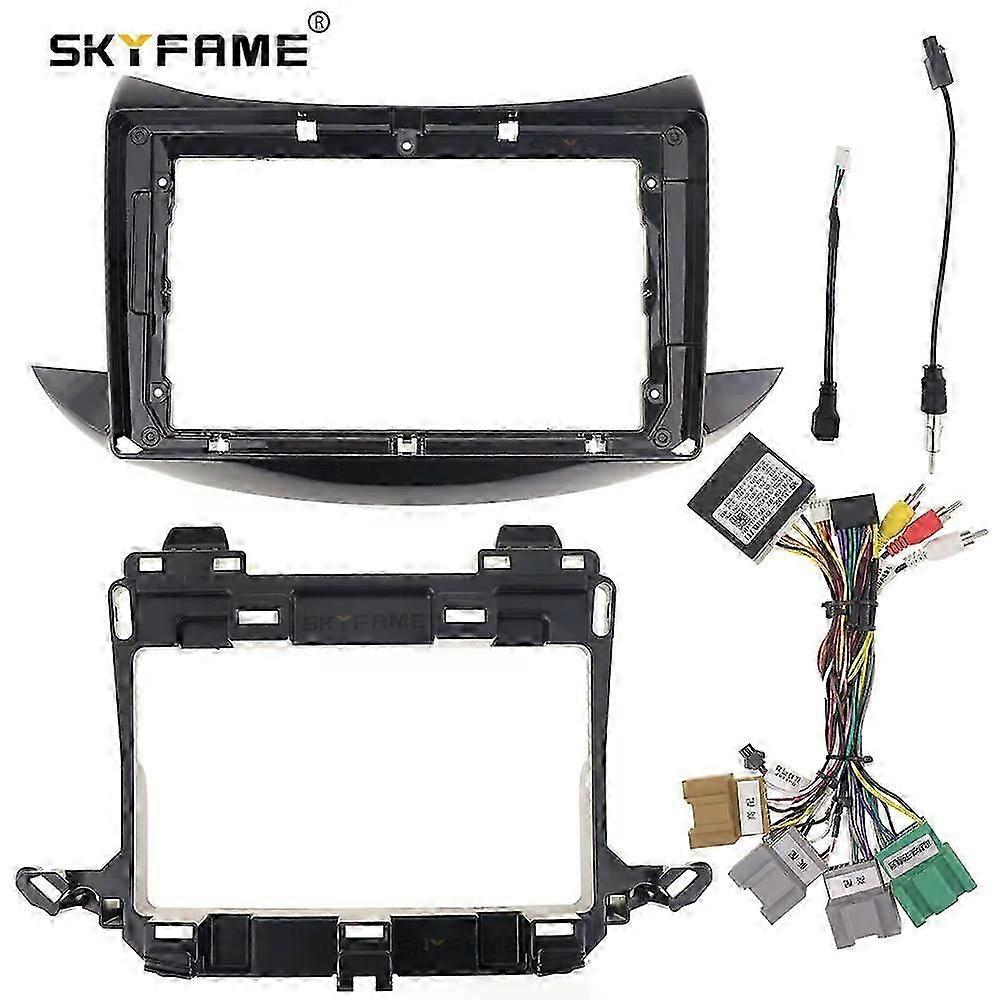 Geldt voor Auto Frame Fascia Adapter Canbus Box Decoder Android Radio Dash Fitting Panel Kit Voor Chevrolet Track Trax Tracker 3