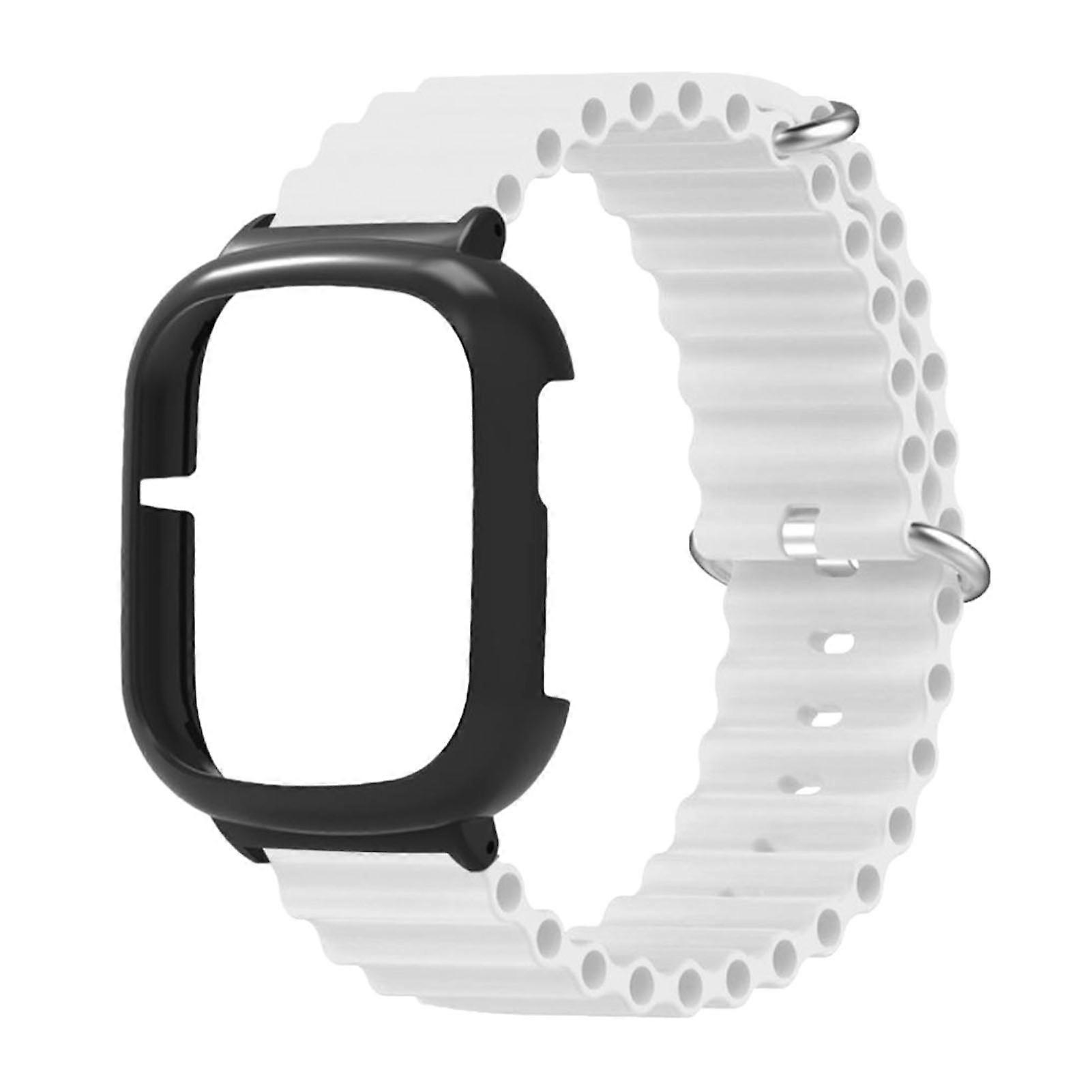 Smart Cases PC Protective Shell Screen Protector Bezel Ring Frame with Silicone Watch Strap for Honor 4