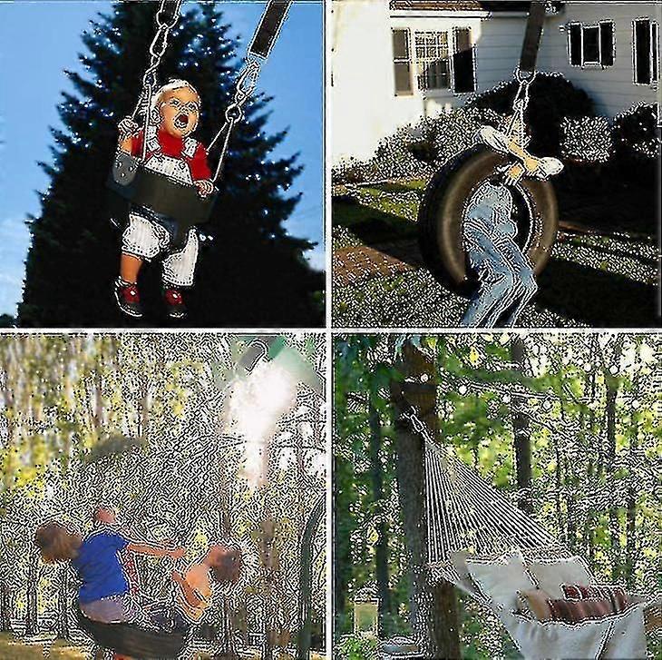 Baumschwinggurte Hängeset mit zwei Zinklegierungskarabinern