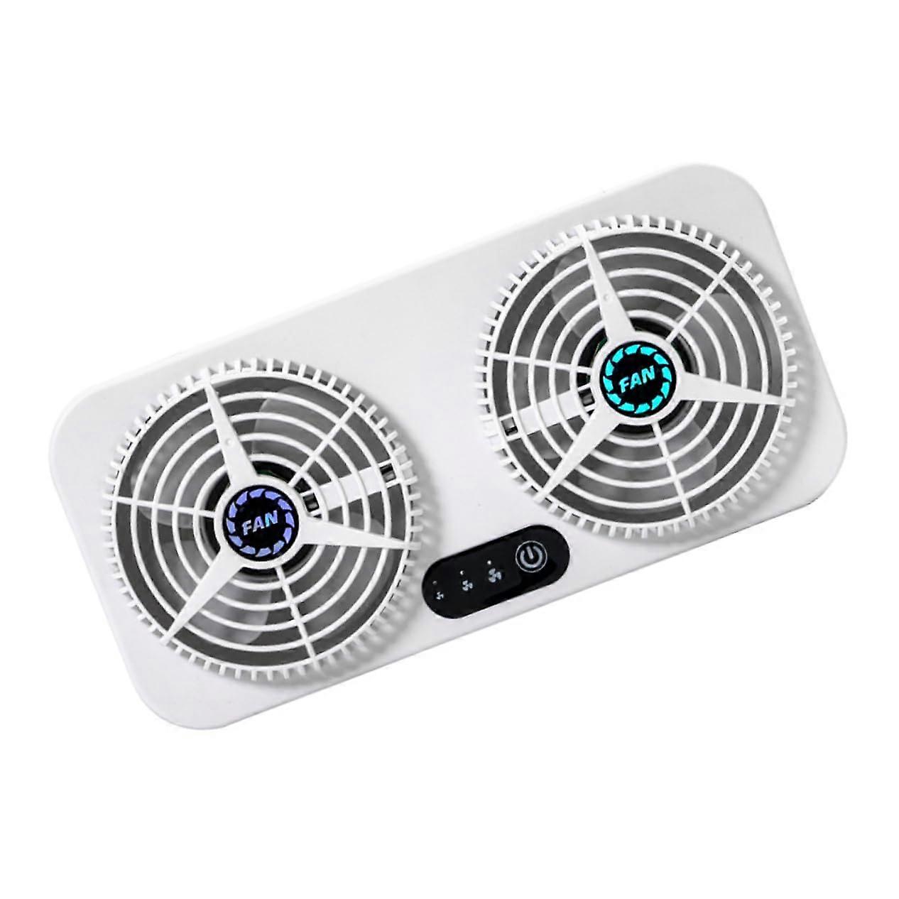 Portable Car Fan Three Speed Settings Auto Ventilation Car Exhaust Fan For Vehicles Compact And Efficient Air Cooling