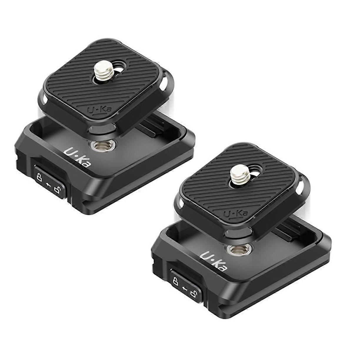 UKA01 Quick-Release Plate and Base Kit Compatible with & F38 Plates for Camera Tripod Quick Release