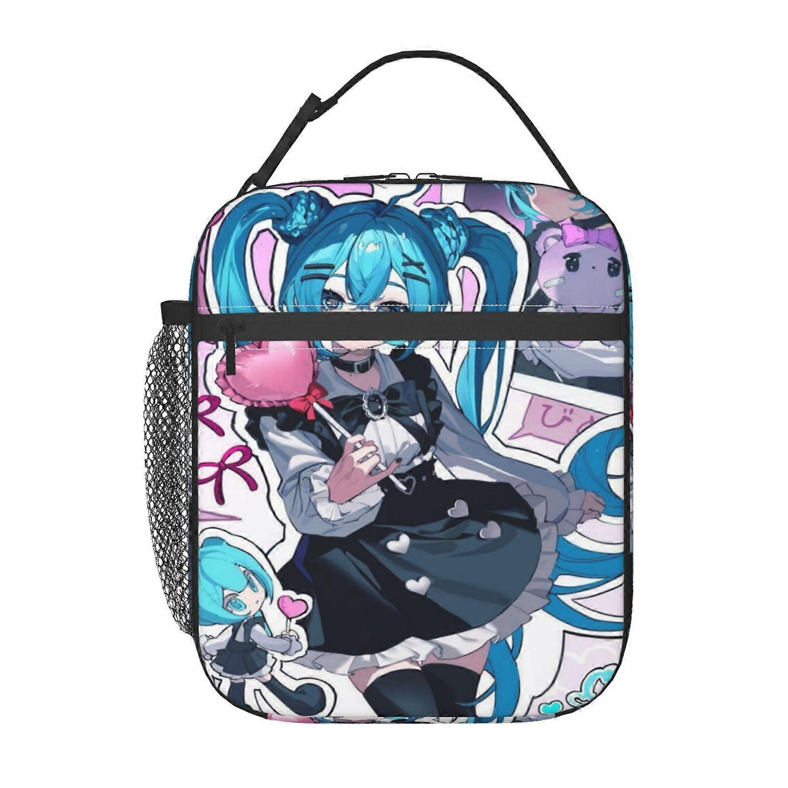 e408 Hatsune Miku Lunch Bag Professional Edition, Executive Style with Document Pocket, Suitable for Business Meetings y408
