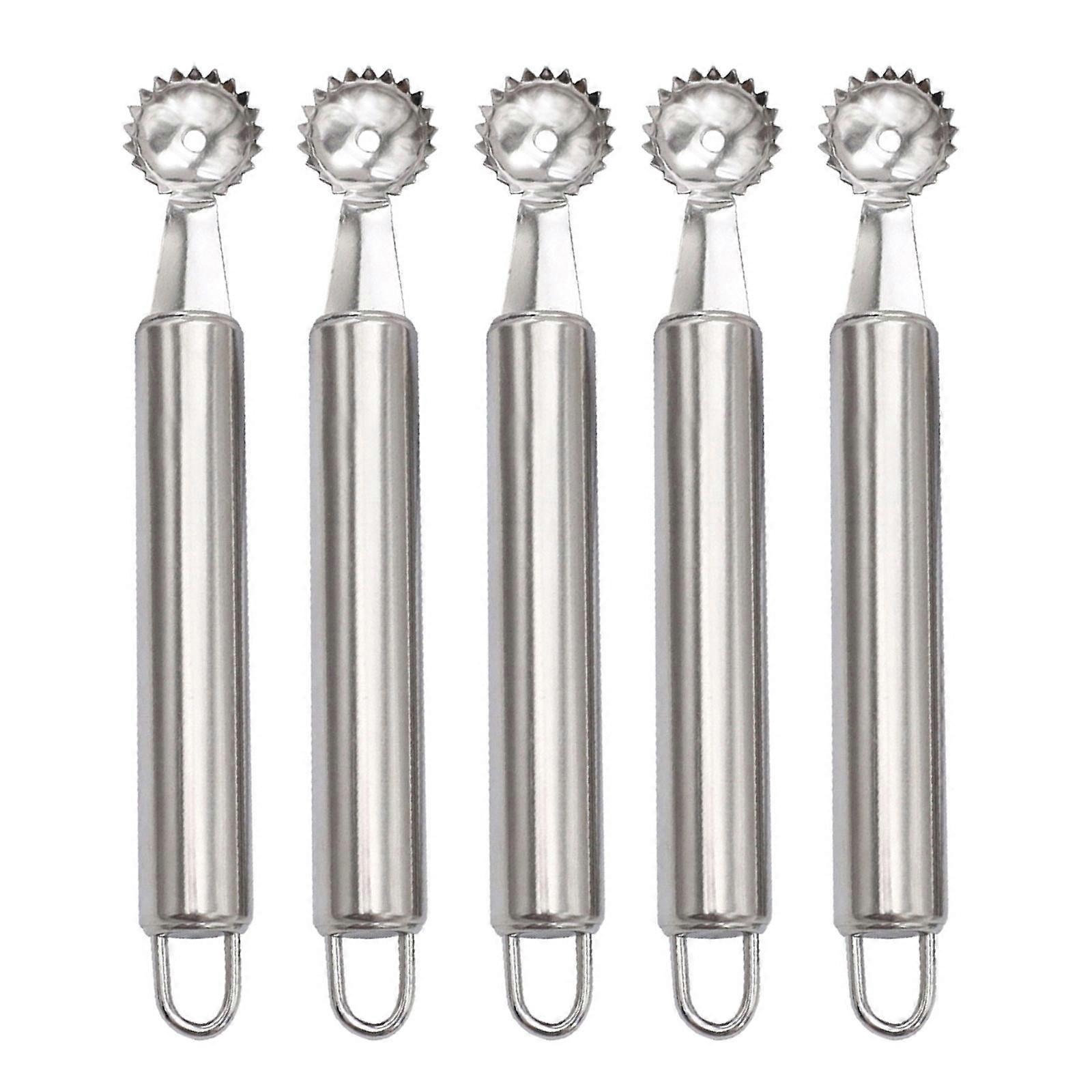 5 Pack Fruit Pullers Tomato Stem Removers Practical Cherry Tomato Corer Tool Stainlesss Steels Strawberry Hullers