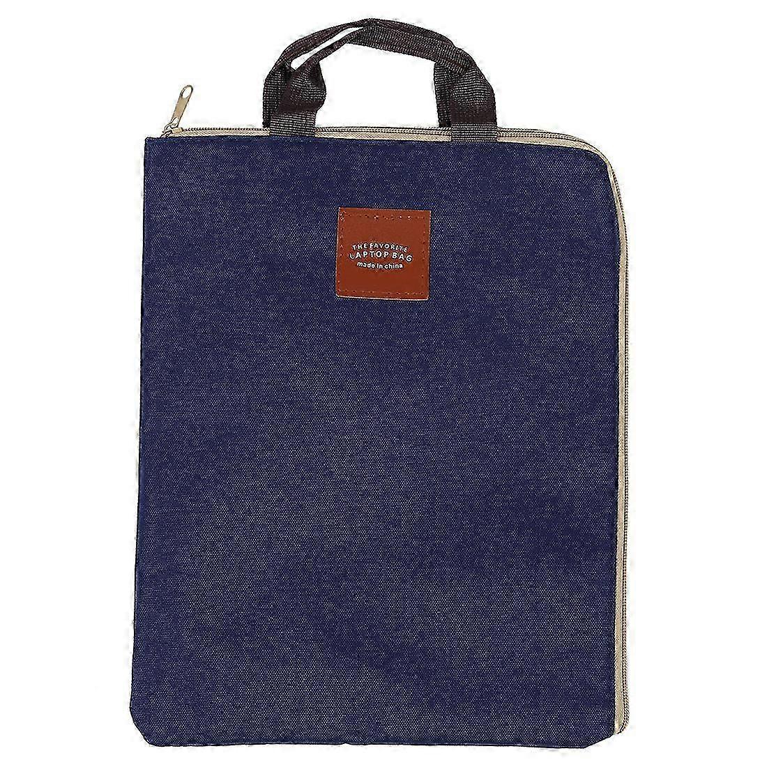 A4 Document Bag High Capacity Business Briefcase File Folder Organizer for Office Stationery Storage