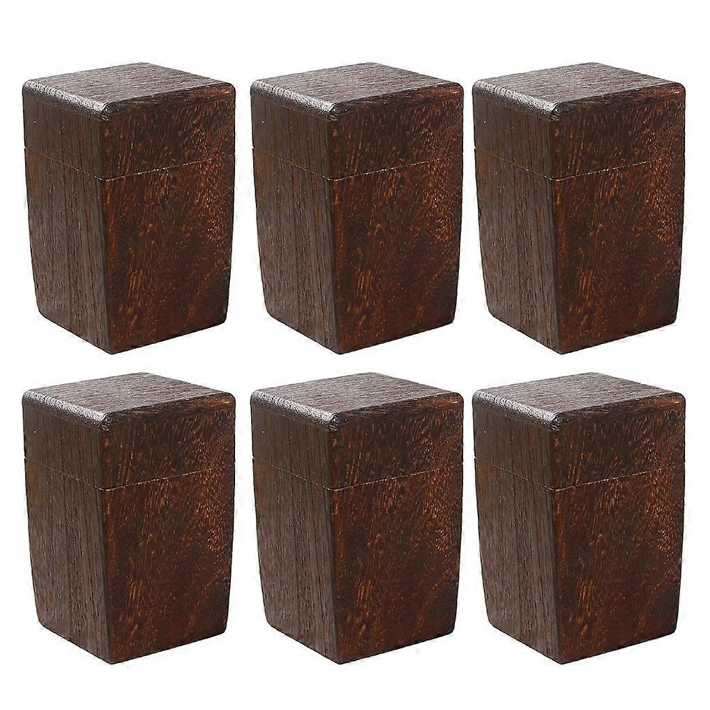 6x Tea Organizer Container Container Holder