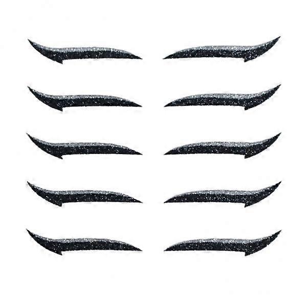2xLazy Eyeliner Stickers, Eyelid Tape Self- Instant Eyeshadow Shiny Eye Line