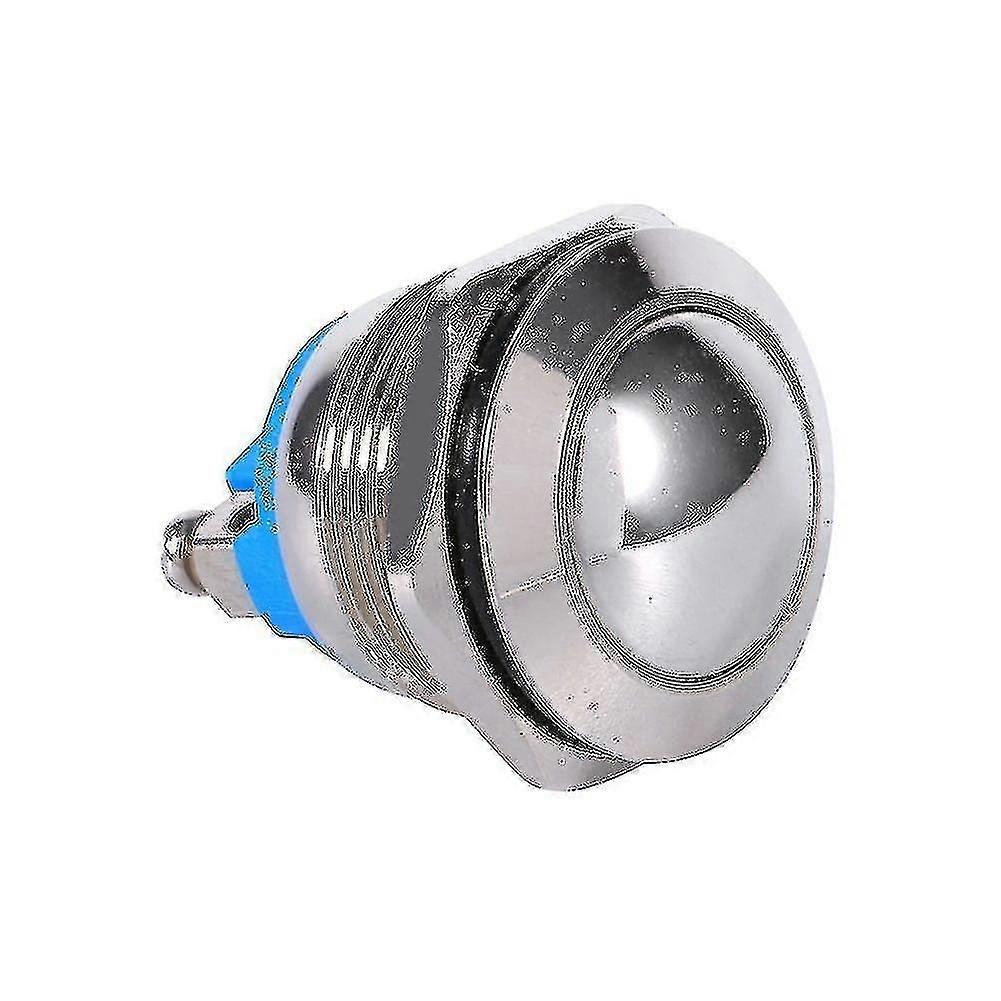 Automotive Momentary Horn Button Metal Toggle Switch (silver Blue) (1pcs)