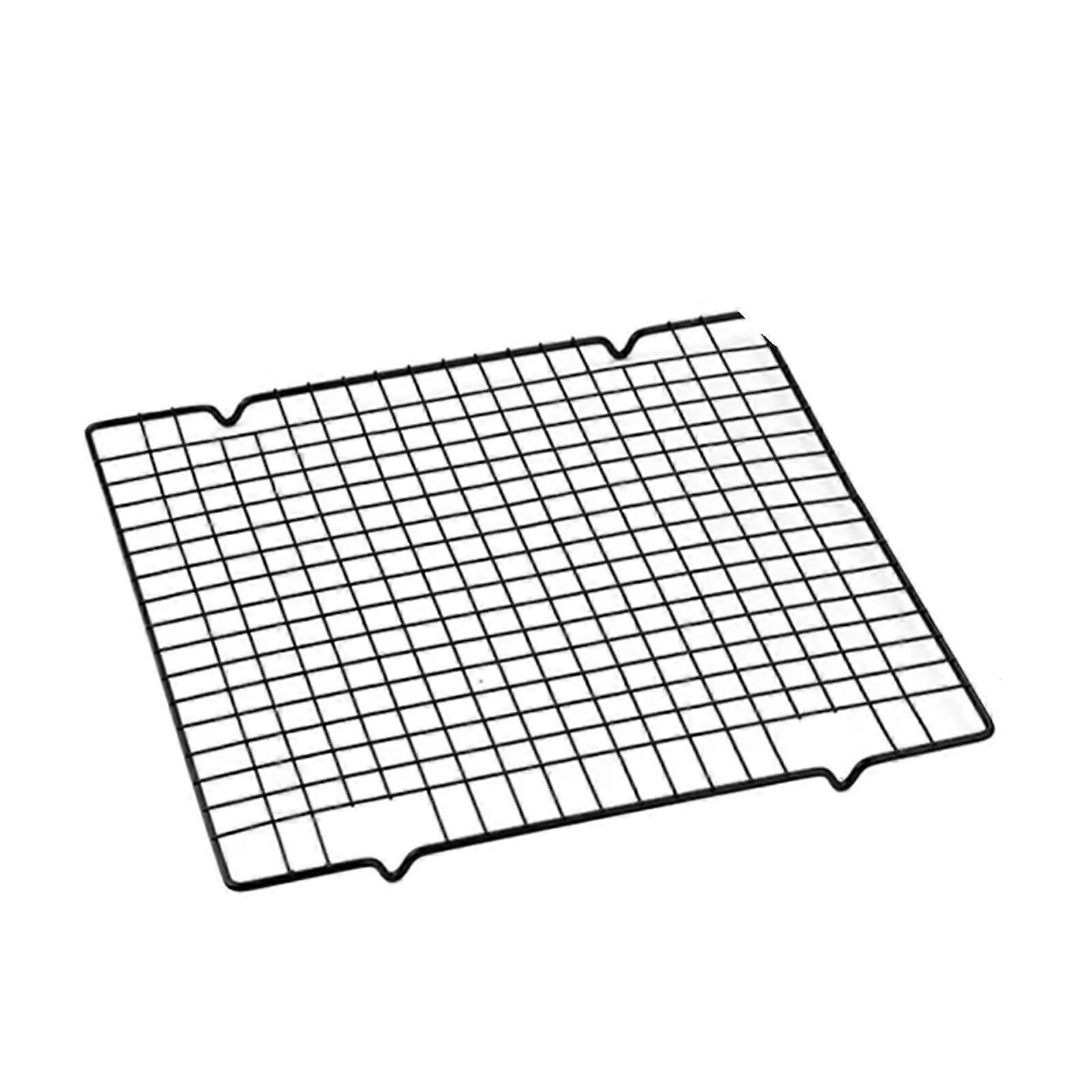 Grill Net BBQ Stainless Steel Grid Cake Cooling Rack Baking Tools