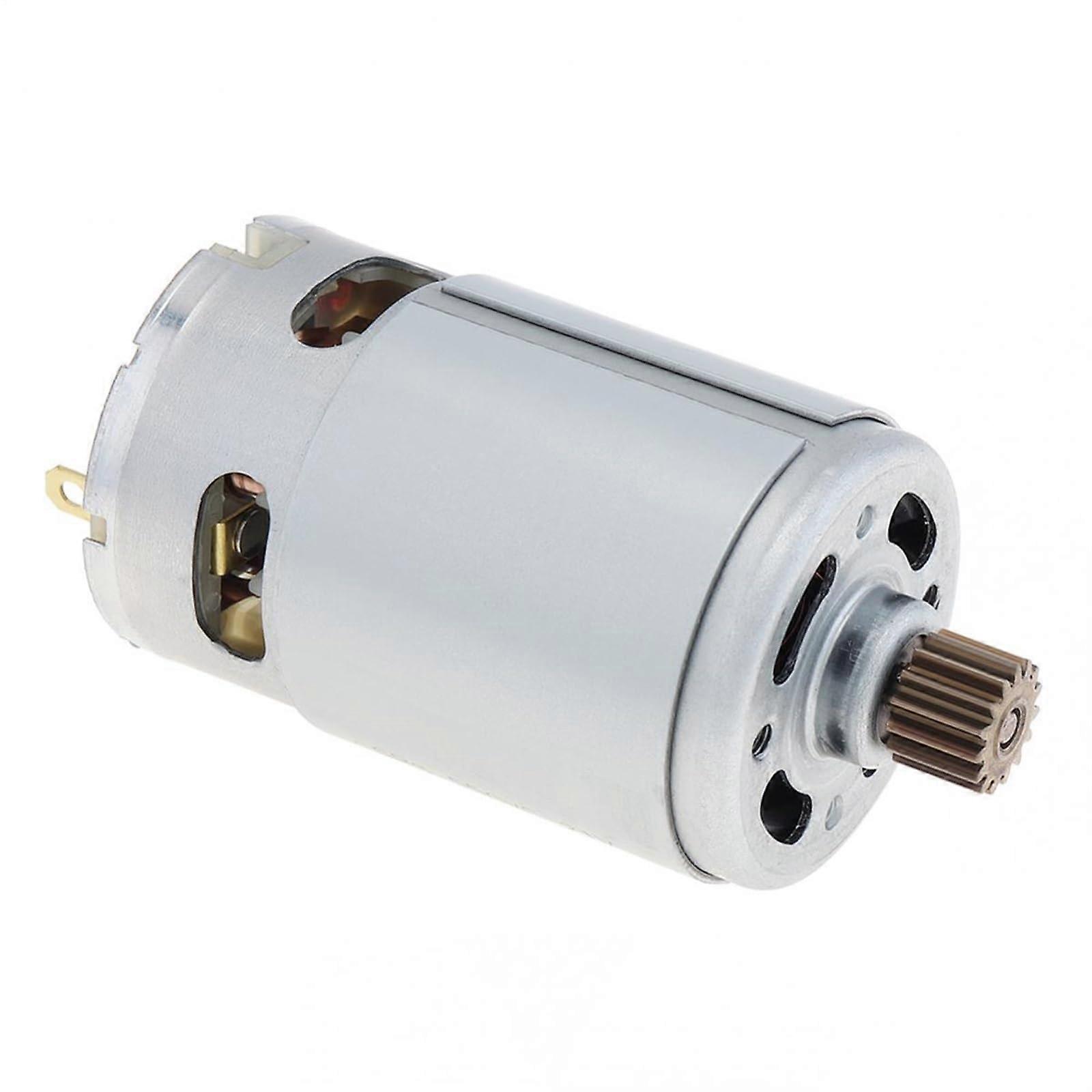 15 Teeth RS550 DC Motor High Speed 10.8V to 25V Lithium Drill Motor for Cordless Power Tools Size 18V