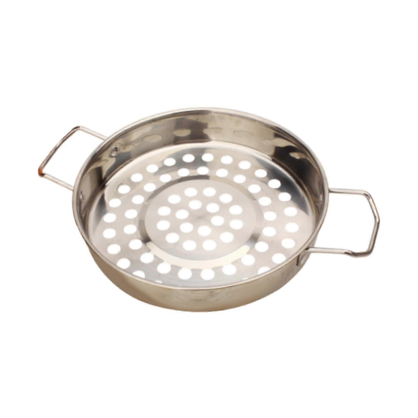 Big Hole Cold Shrimp Colander Vegetable Fruit Colander Drying Basket Metal Sturdy Mesh Skimmer for Rinsing Draining Straining