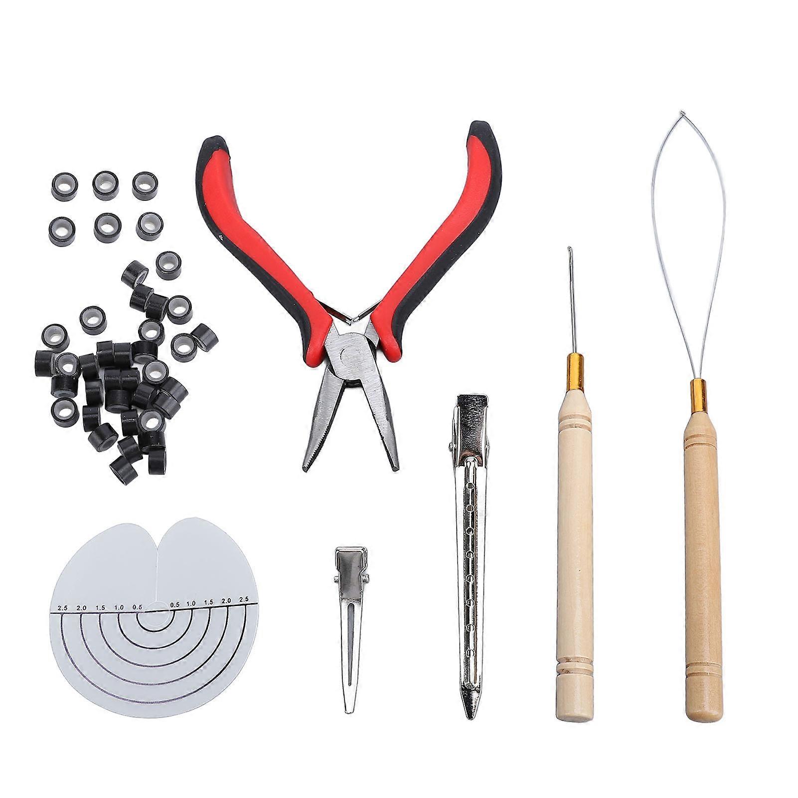 Micro Rings Hair Extensions Tool Kit Set