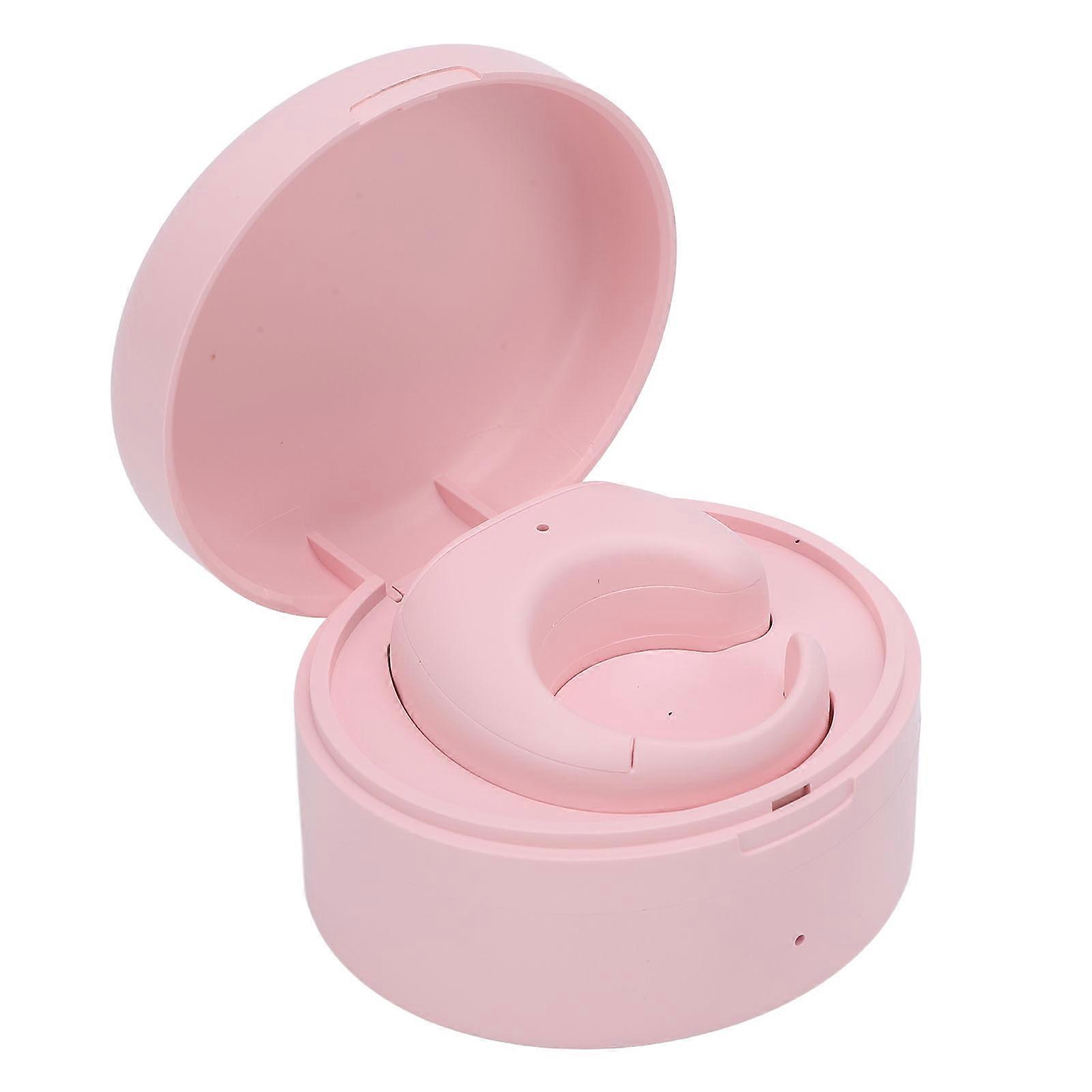 Remote Control Scrolling Ring Wireless Page Turner Remote Control Camera Shutter with Charging Case for Android Phones Tablets Pink 