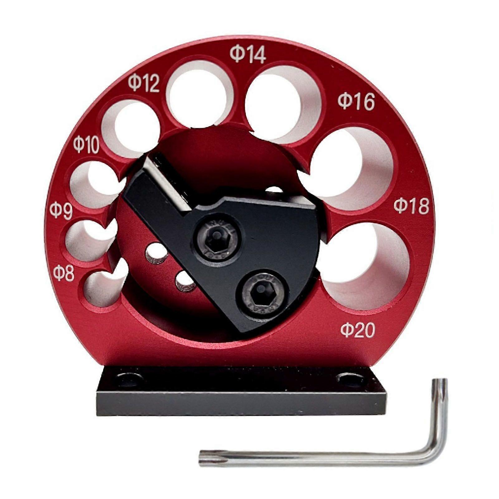 Hochwertige verstellbare Rundungswerkzeug Elektrische Bohrmaschine Holzstab Rundung