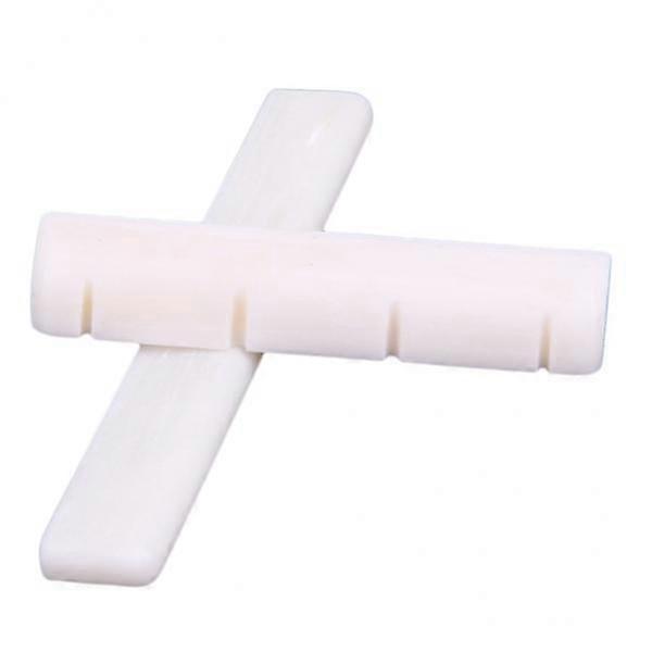 2xNut And Saddle Set for Ukulele Guitar Parts String Instrument Accessory