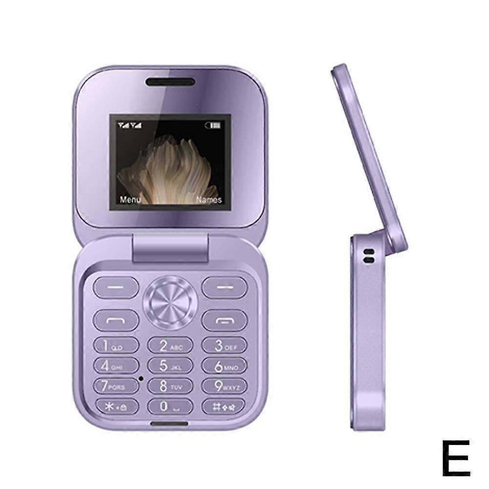 Purple (E) $i17pro flip phone non-smart phone flip phone key elderly phone 2G foreign phone