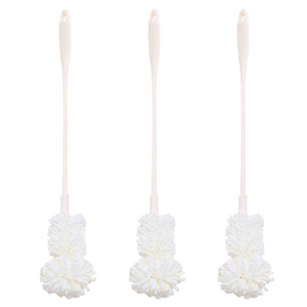 It seems you're referring to a product description for a **long handle cleaning brush**, likely used for cleaning bottles such as milk bottles, water